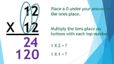 Multiplication 2 digit by 2 digit PowerPoint lessons