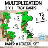 Multiplication 2 x 1  Paper and Digital task cards Boom #spring