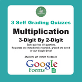 Multiplication Quiz - 3-Digit By 2-Digit (Google Forms)