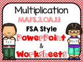 Multiplication-3.OA.1.1- FSA Style PowerPoint