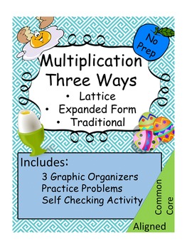 Multiplication: Lattice and Partial Product by Scaffolding with Rigor