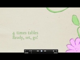 Multiplication: 4 Times Tables Movie