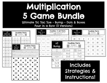 Preview of Multiplication 5 Game Bundle - 233 Games - Strategies Included!