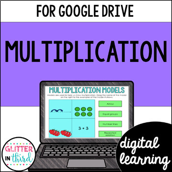 Preview of Multiplication Activities for Google Classroom