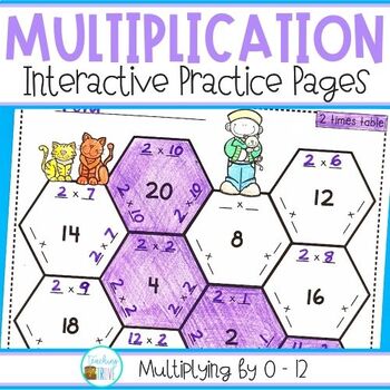 Multiplication Worksheets for each Multiplication Fact by Teaching Trove