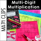 Multi Digit Multiplication Activity | Cut and Paste Math W