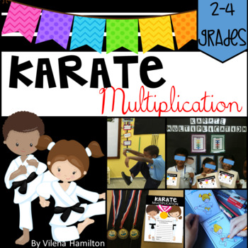 Preview of Multiplication Activity Pack "Karate Multiplication"