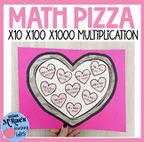 Valentine Day Multiplication | Pizza Heart | x10 x100 x100