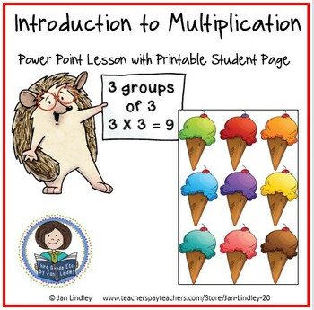 Preview of Intro to Multiplication Power Point Lesson: Adding Equal Groups Power Point