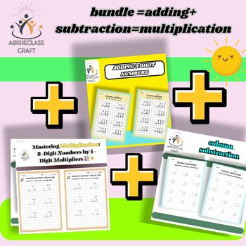 Preview of Multiplication, Addition, and Subtraction Worksheets for All Skill Levels