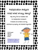 Multiplication Analysis:  What Went Wrong, Henry?