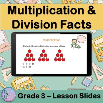 Preview of Multiplication And Division Facts | PowerPoint Lesson Slides for 3rd Grade