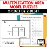 Multiplication Area Model Puzzle Task Cards, 2-Digit by 2-