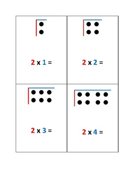 Preview of Multiplication Array Flashcards