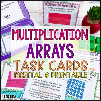 Preview of Multiplication Array Task Cards
