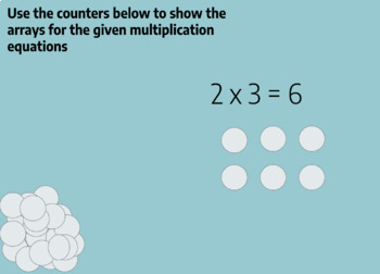 Preview of Multiplication Arrays Activity Google Classroom