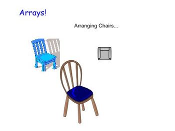 Multiplication Arrays Arranging Chairs Ccss Aligned Differentiation