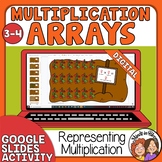 Multiplication Arrays Digital Google Slides Activity 3rd grade