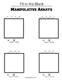 Multiplication Arrays Printable