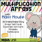 Multiplication Arrays Unit - Story Worksheets Games and Ta