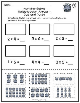 Multiplication Arrays Worksheets - Multiplication Worksheets | TpT