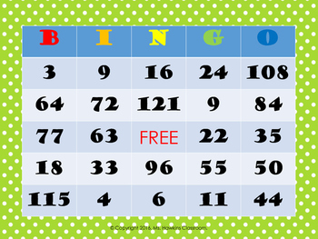 Multiplication BINGO! by Ms Hawkins Classroom | TPT