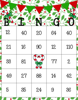 Multiplication BINGO by KP Plans | Teachers Pay Teachers