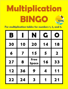 draaipunt leef ermee accu Multiplication BINGO For Numbers 1,2, & 3 by Literacy Mobility | TpT