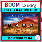 Multiplication BOOM 100 Cards Desert Animal Scenes