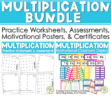 Multiplication BUNDLE Math Facts (Drills & Practice) & Mul