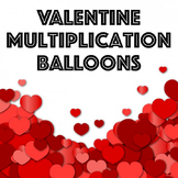 Valentine Multiplication Balloon Pop