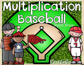 Preview of Multiplication Baseball (Facts to 144)