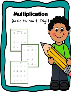 Preview of Multiplication, Basic to Multi-Digit