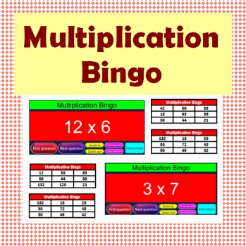 Preview of Multiplication Bingo