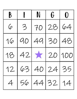 Multiplication Bingo by Nicole Hull | TPT