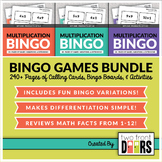 Multiplication Bingo: Bundle (Math Facts of 1-12)