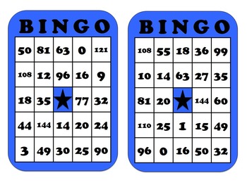 Multiplication Bingo & Flash Cards 0-12 by Rockin' in Second | TpT