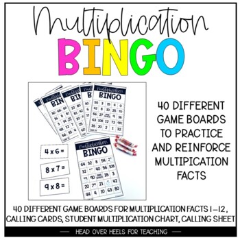 Preview of Multiplication Bingo | Multiplication Facts 1-12