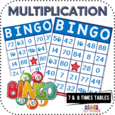 Multiplication Bingo | Multiplication Facts 7 & 8 Times Tables