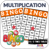 Multiplication Bingo | Multiplication Facts 9 & 12 Times Tables