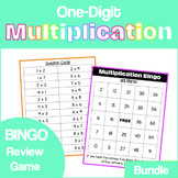 Multiplication Bingo | One Digit | Bundle