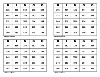 Multiplication Bingo and Multiplication Story Problems by Sara Oberheide