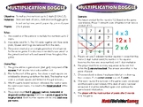 Multiplication Boggle - 3rd Grade Math Game [CCSS 3.OA.C.7]