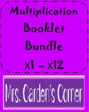 Multiplication Booklet Bundle! x1-x12 Facts
