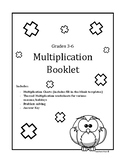 Multiplication Booklet for Grades 3-6