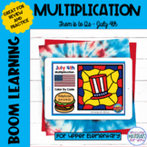 Multiplication Boom Learning℠ Quiz | July 4th