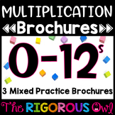 Multiplication Brochures - Mixed Facts 0-12 Practice