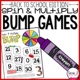 Multiplication Bump Games - Back to School
