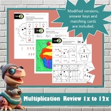 Multiplication Bundle 1x to 12x (color code, puzzle, riddl