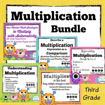 Preview of Multiplication Word Problems Bundle